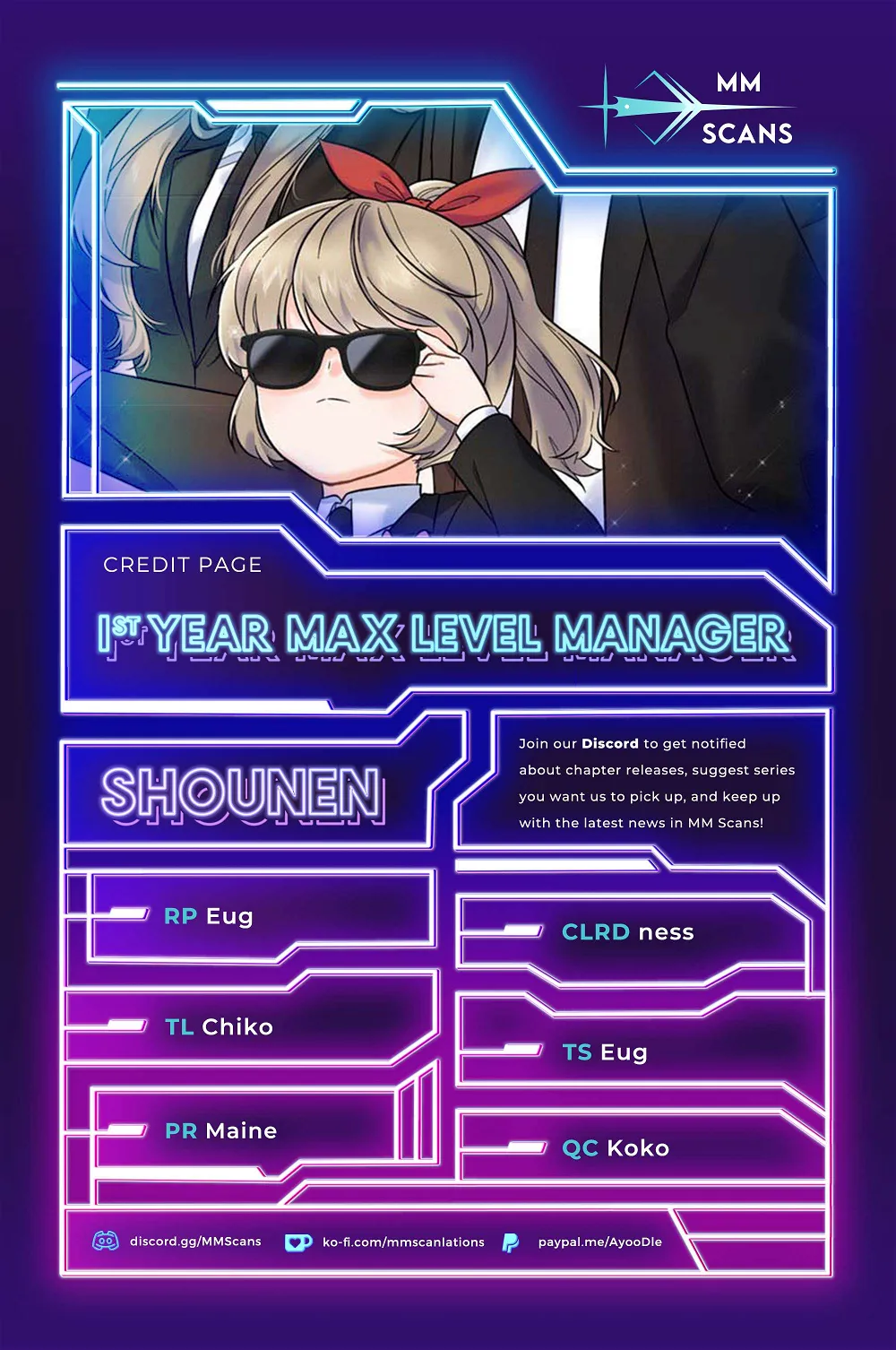 1st year Max Level Manager Chapter 94 page 1