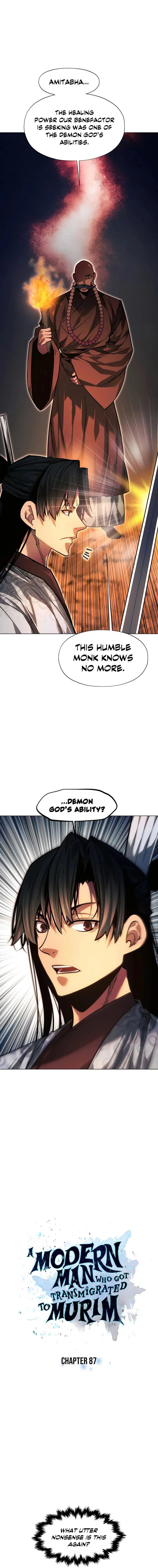 A Modern Man Who Got Transmigrated Into the Murim World Chapter 87 page 1
