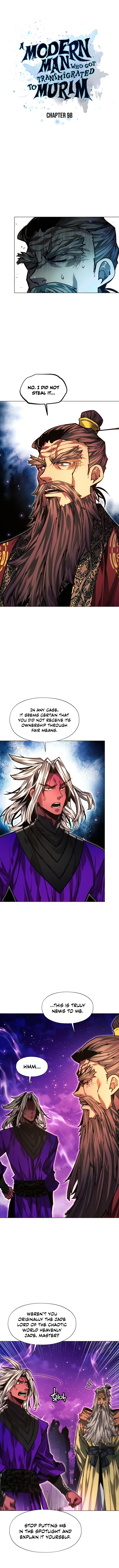 A Modern Man Who Got Transmigrated Into the Murim World Chapter 98 page 2