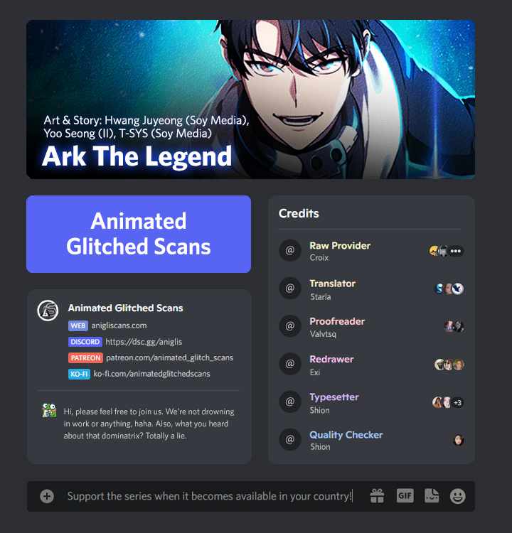 Ark The Legend Chapter 2 page 1