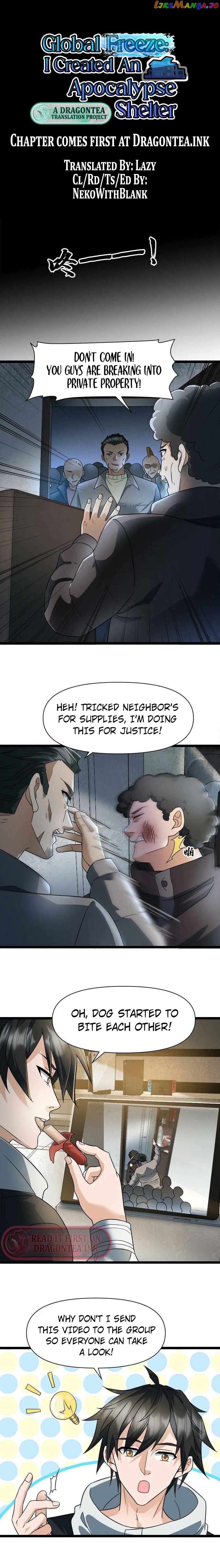 Global Freeze: I Created An Apocalypse Shelter Chapter 21 page 2