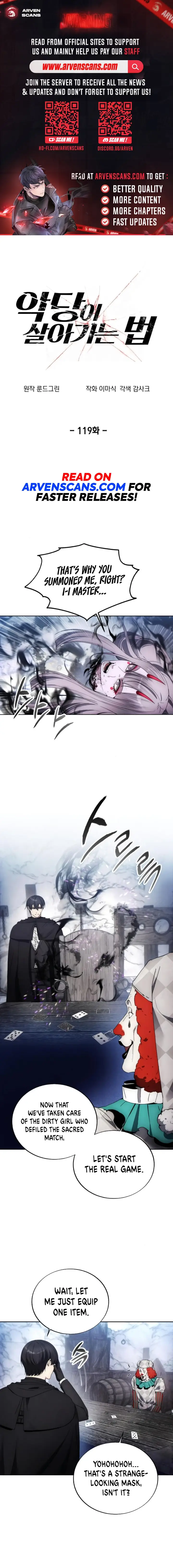 How to Live as a Villain Chapter 119 page 1
