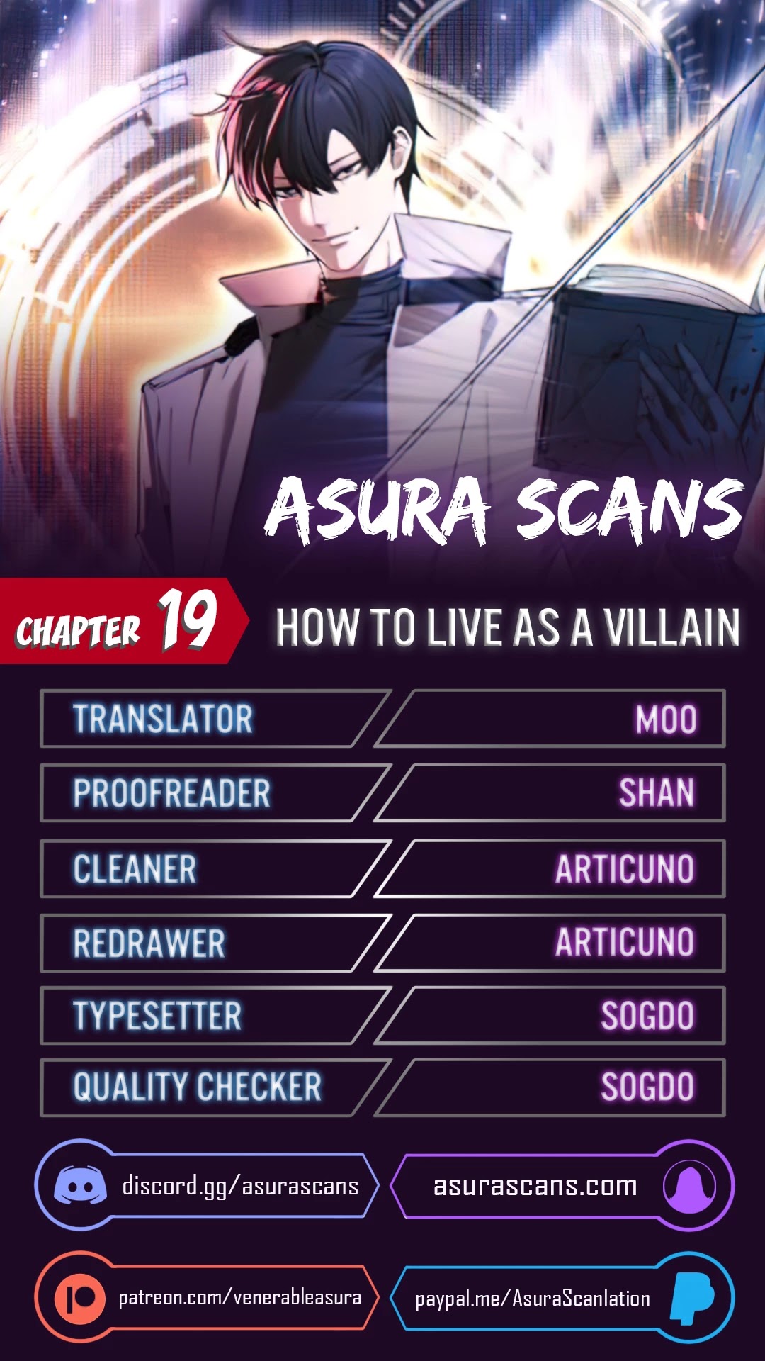 How to Live as a Villain Chapter 19 page 1