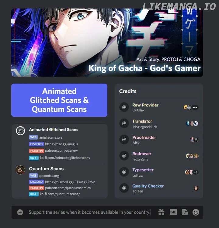 King of Gacha ~God’s Gamer~ Chapter 5 page 1