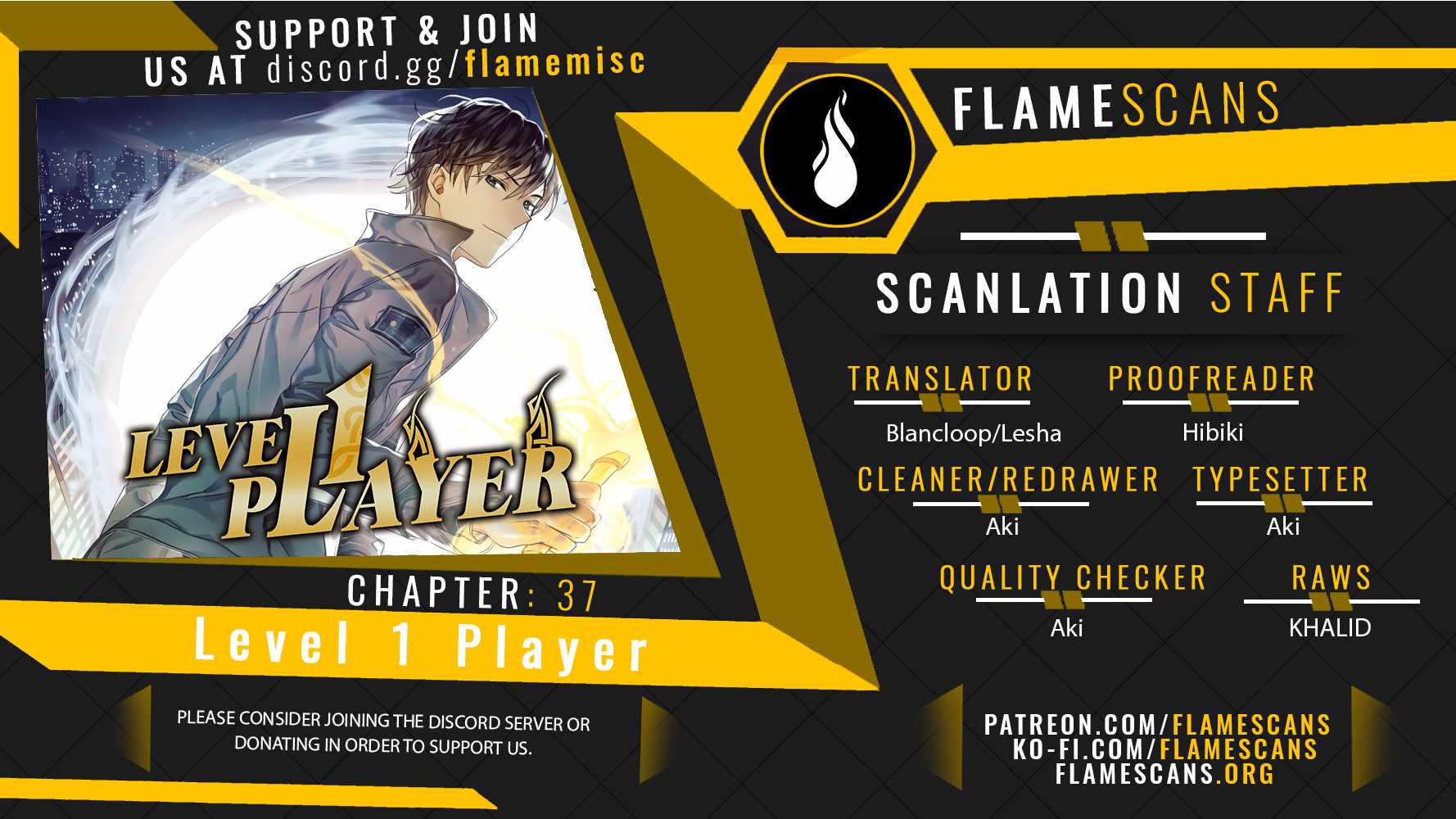 Level 1 Player Chapter 37 page 1
