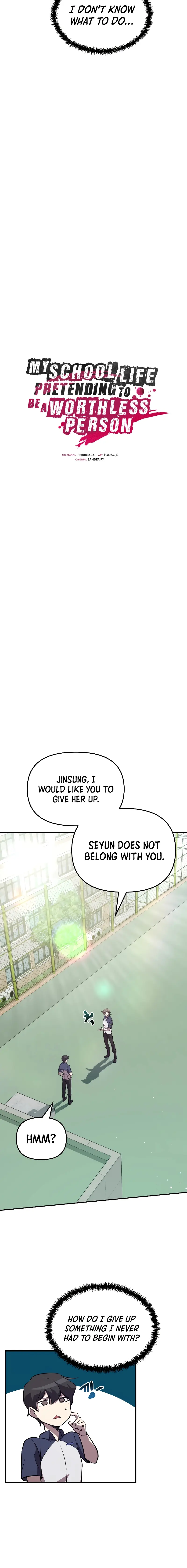 My School Life Pretending To Be a Worthless Person Chapter 55 page 8