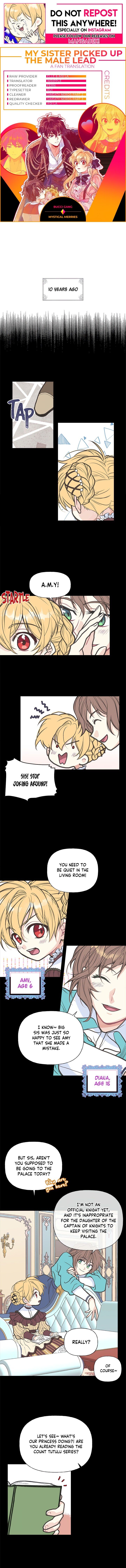 My Sister Picked Up the Male Lead Chapter 2 page 1