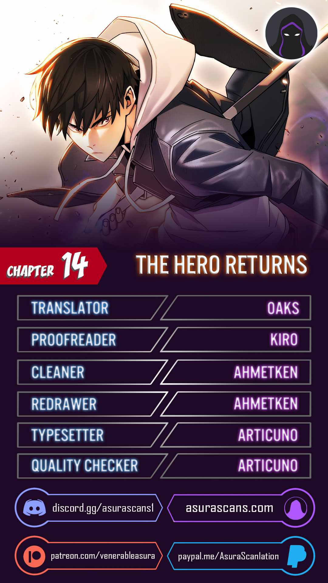 The Hero Returns Chapter 14 page 1